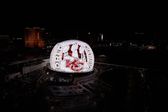 ‘The Sphere’ en Las Vegas proyecta anillos de los 57 ganadores del Super Bowl