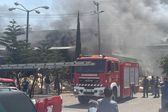 Se registra incendio en Central de Abasto Tultitlán, Edomex