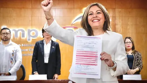 Se registra Lucy Meza como aspirante para gubernatura de Morelos