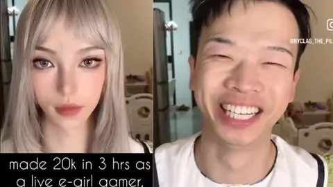 Mujer gamer, que facturó 20 mil dólares, resultó ser hombre ¡Checa la transformación!