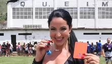 Elisa Sanches abandona el cine para adultos para convertirse en árbitra de futbol