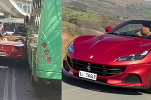 ¿Cuánto cuesta el Ferrari que chocó en Periférico con camión del transporte público?