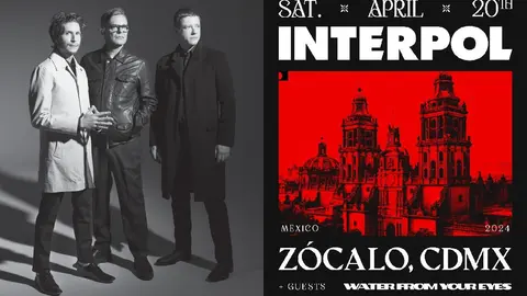 Interpol en el Zócalo de la CDMX desde la comodidad de tu casa ¡Te decimos dónde verlo!