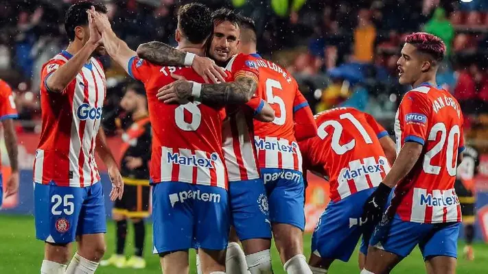Girona goleó a Rayo Vallecano y regresa a la senda de la victoria