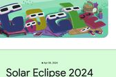 El Doodle de Google, inspirado en el eclipse solar de este 8 de abril