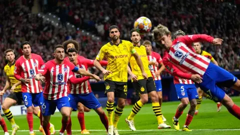 Atlético de Madrid toma una sufrida ventaja ante Borussia Dortmund en Champions League