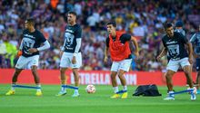Pumas: Portó dorsales alusivos al mural de la UNAM para enfrentar al Barcelona