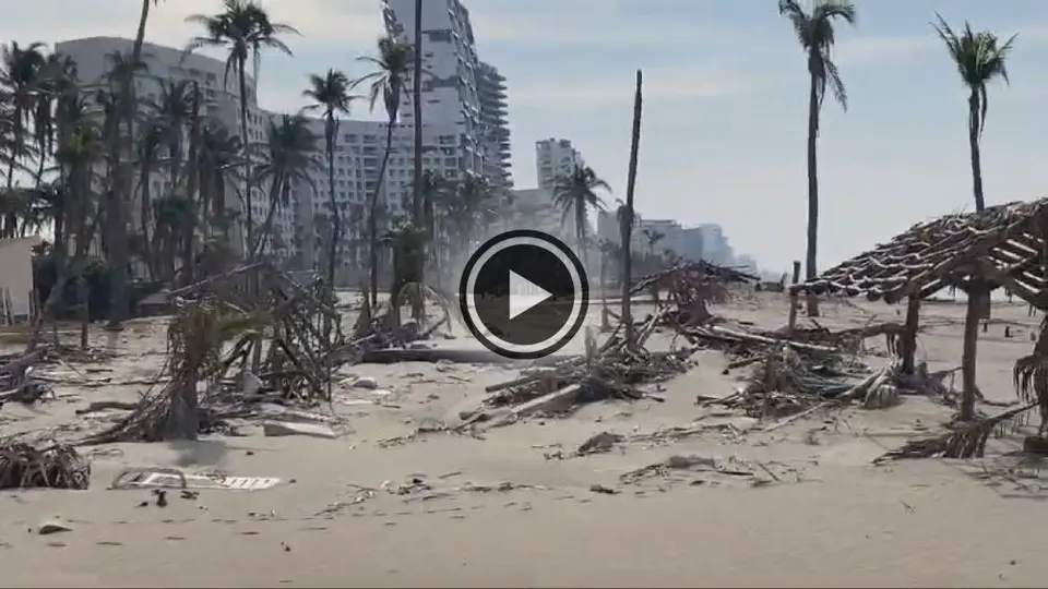 Tras Huracán Otis, Acapulco inicia un proceso de reconstrucción con la resiliencia de su gente