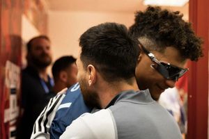 Patrick Mahomes saludó a Lionel Messi en Arrowhead: "Genial verte, hombre"