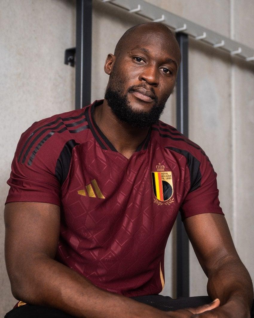Playera de local de Bélgica para la Euro 2024