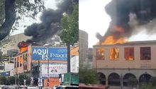 Incendio termina con el restaurante Enrique, ubicado sobre avenida Insurgentes VIDEO