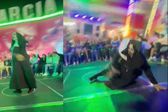 ¡La besó el diablo! La famosa Monja de la feria se cayó mientras bailaba