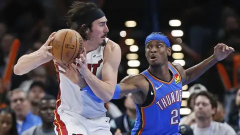 Jaime Jáquez y el Heat dejan ir ventaja de 14 puntos y caen ante Thunder