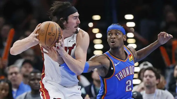 Jaime Jáquez y el Heat dejan ir ventaja de 14 puntos y caen ante Thunder