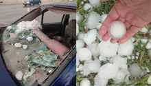 ¿El apocalipsis? Cae granizo del tamaño de pelotas de golf en Coahuila