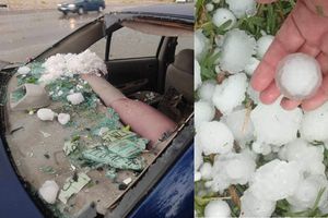 ¿El apocalipsis? Cae granizo del tamaño de pelotas de golf en Coahuila