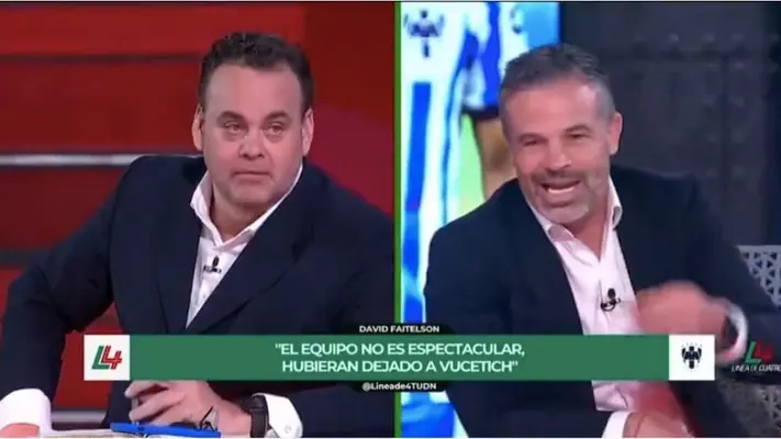David Faitelson reventó a Rafa Puente del Rio en Linea de 4 en TUDN: "No existes"