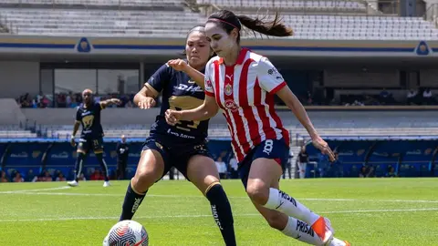 Pumas Femenil empata y divide puntos con Chivas en el Olímpico Universitario