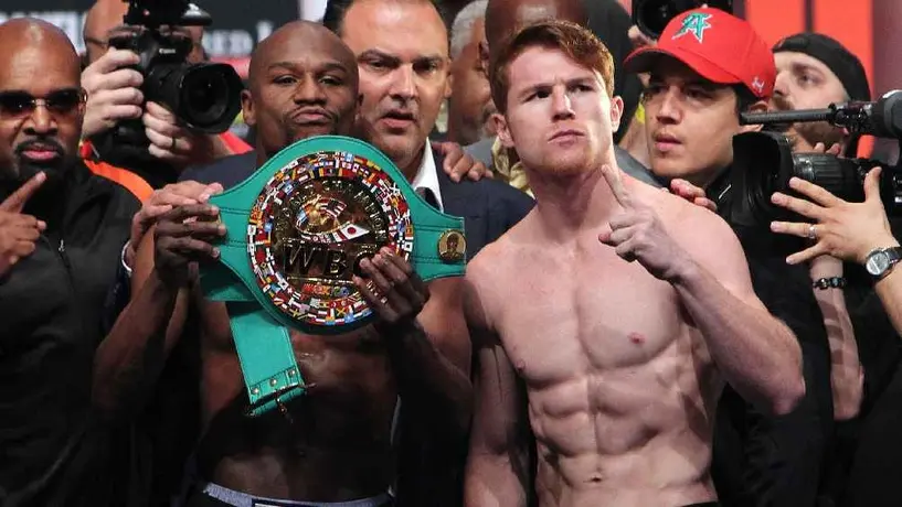 Floyd Mayweather defendió a Canelo por 'evitar' pelea con Benavidez: 'Espera tu turno'