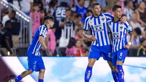 Rayados remonta y vence al Inter Miami en la Ida de los Cuartos de Final de la Concachampions