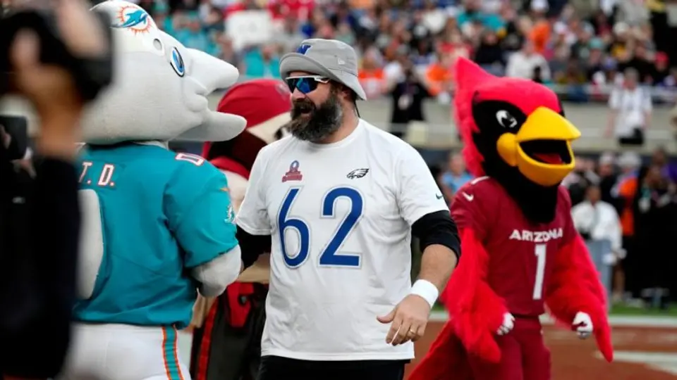 El divertido momento de Jason Kelce para darle un triunfo a la NFC en los Pro Bowl Games