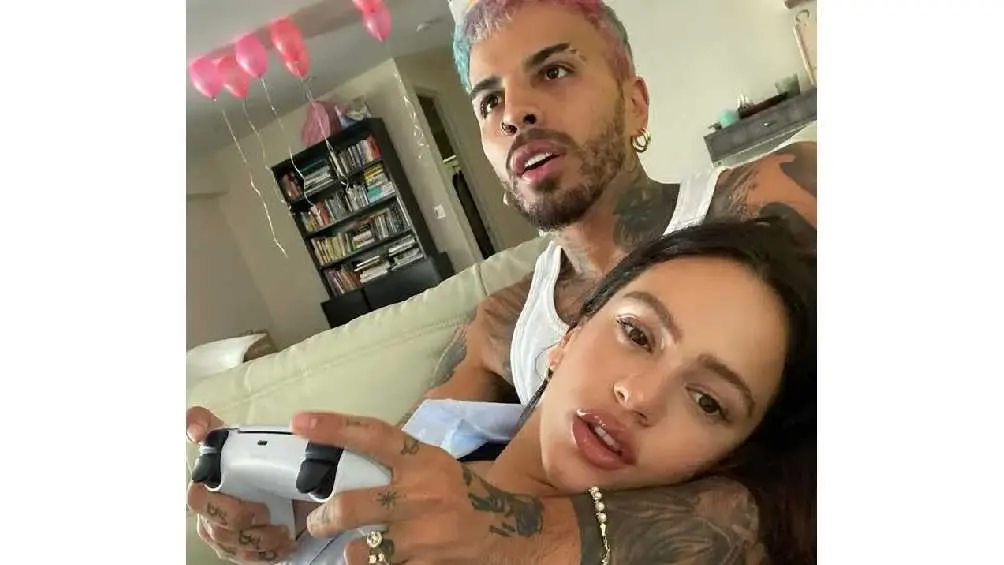 Rauw Alejandro y Rosalía terminaron su relación en 2023. / Redes