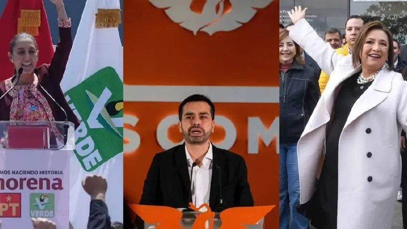 ¿Cuándo, a qué hora y dónde empiezan las campañas presidenciales de Sheinbaum, Gálvez y Máynez en 2024?