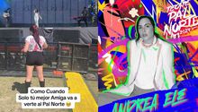 Andrea Ele, la cantante a quien sólo su amiga fue a ver al Pa’l Norte