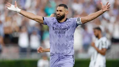 Karim Benzema buscará romper récords en la Final de la Supercopa de Europa