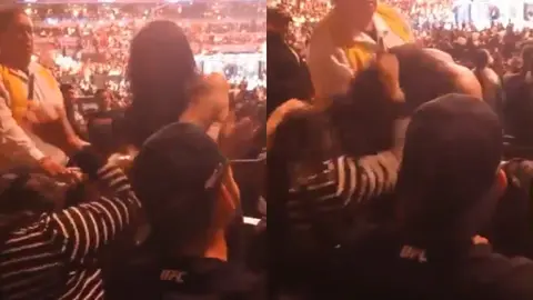 UFC México llena de violencia: Mujeres protagonizan bronca en las gradas