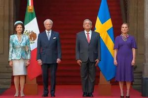 Reyes de Suecia cancelan su recorrido por el Tren Maya