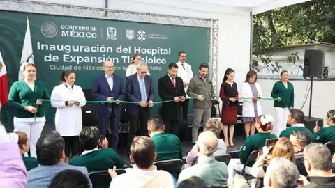IMSS inaugura hospital en Tlatelolco
