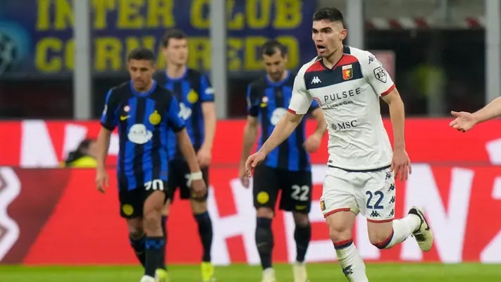 Serie A: Johan Vásquez anota gol en la derrota del Genoa contra Inter