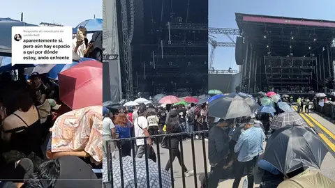 Fanáticos de Interpol luchan contra el clima en lo que empieza el concierto