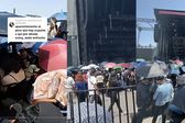 Fanáticos de Interpol luchan contra el clima en lo que empieza el concierto