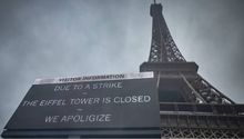 La Torre Eiffel ha estado cerrada durante cinco días debido a una huelga