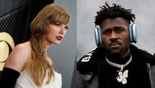 Antonio Brown comparte foto creada con IA besándose con Taylor Swift