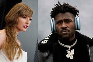 Antonio Brown comparte foto creada con IA besándose con Taylor Swift