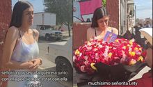 El Patrón sorprende con flores y dinero a la mamá de Mildred, pequeña que murió de cáncer