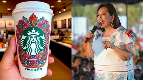 A Starbucks no le ‘latte’ Xóchitl Gálvez: “No promovemos partidos políticos”