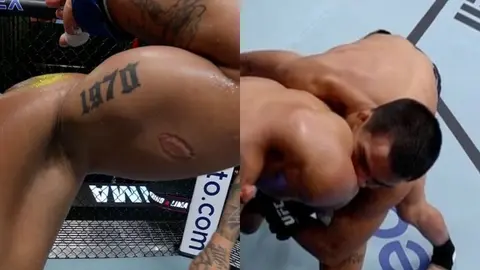 UFC Vegas 89: Igor Severino es descalificado por morder a su rival a la mitad del combate