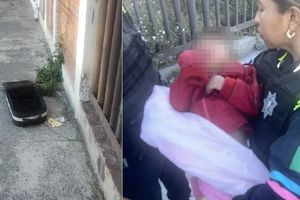 Abandonan a niño de 2 años dentro de una maleta en Puebla