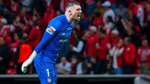 Tiago Volpi, en la pelea por ser el goleador del Clausura 2024