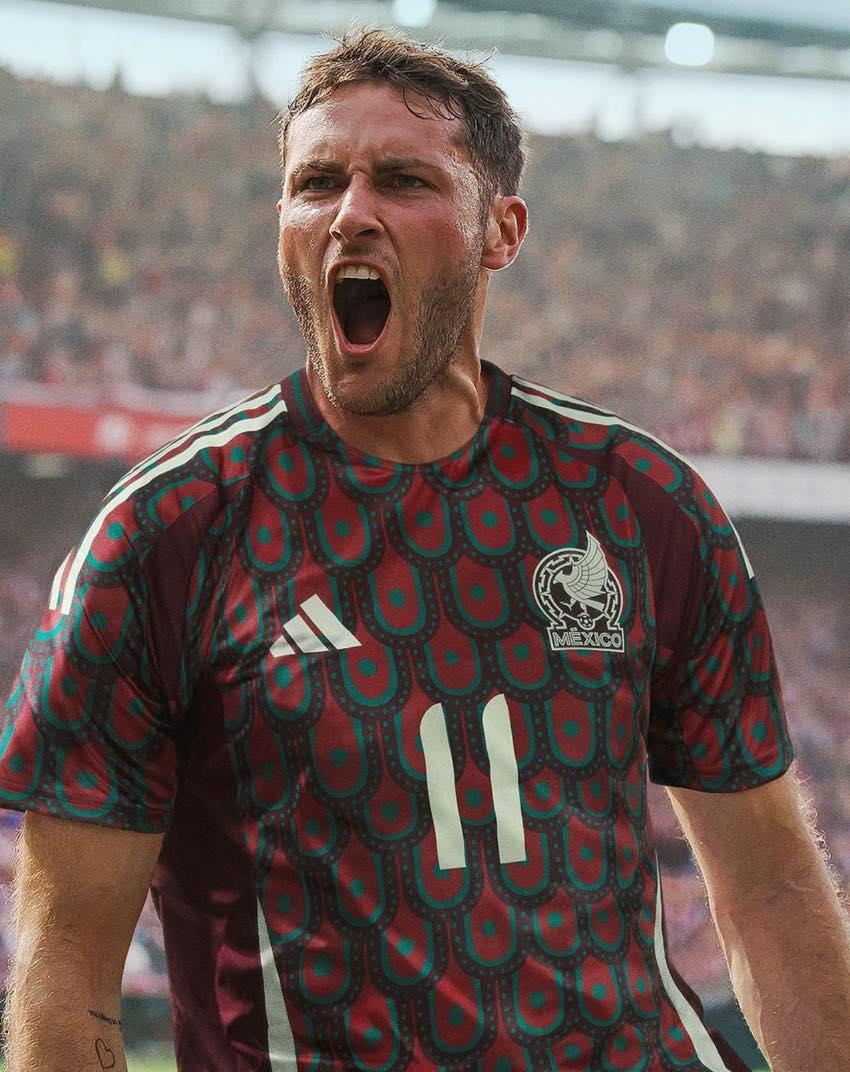 Uniforme de local de México para la Copa América 2024
