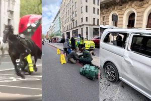 ¡Corren los caballitos…! Haciendo caos por todo Londres dejando personas lesionadas
