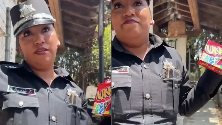 Policías de Toluca intentan detener a jóvenes por jugar 'UNO' en la vía pública