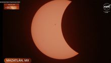 La NASA transmitió el eclipse en vivo, y las imágenes fueron únicas ¡Disfrútalas!