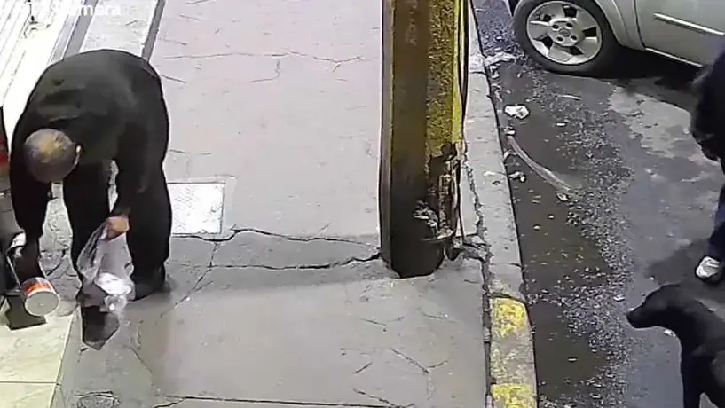 ¡Qué perro coraje! Hombre roba croquetas de lomito callejero en Texcoco