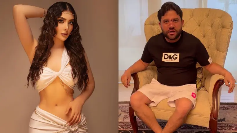 Novia de Luis R. Conriquez explica cómo la agredió la esposa del cantante