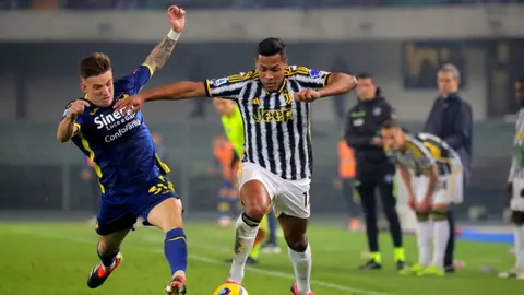 La Juve continúa perdiendo terreno en la Serie A con empate 2-2 con el Hellas Verona